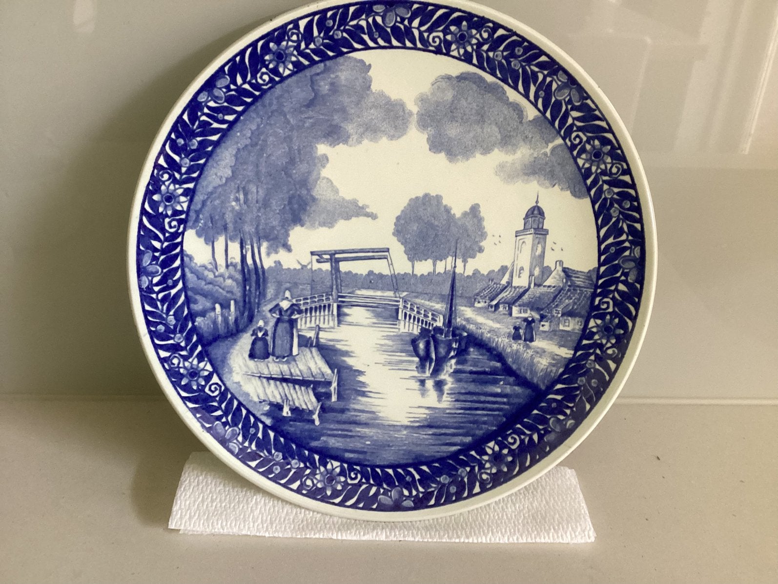 Delftse schotel van boch, Antiek en Kunst, Ophalen