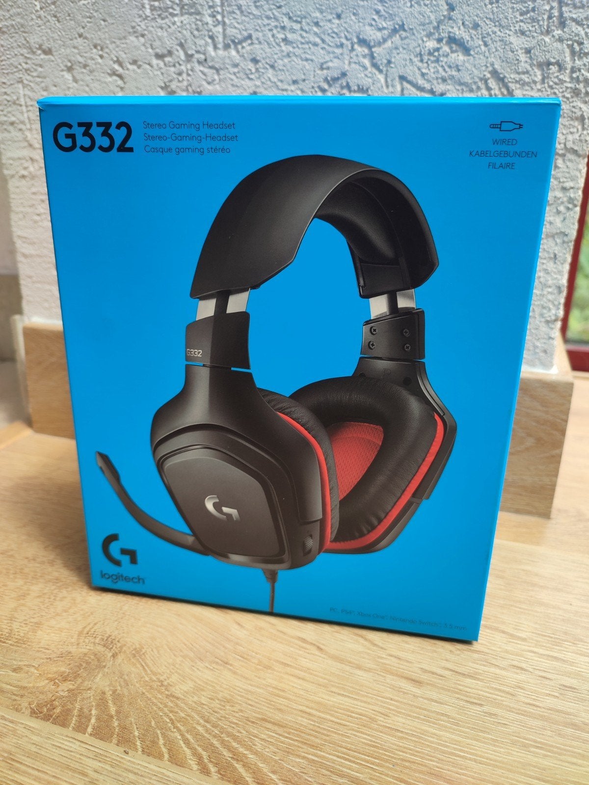 Logitech G332. Ideale Gaming Headset. Nieuwstaat., TV, Hi-fi & Vidéo, Casques audio, Autres marques, Gaming, Microphone, Rouge