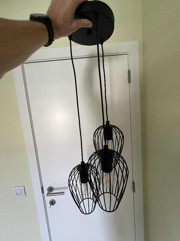 Eglo Newtown Hanglamp, Ophalen, Zo goed als nieuw, Metaal, E27 (groot)