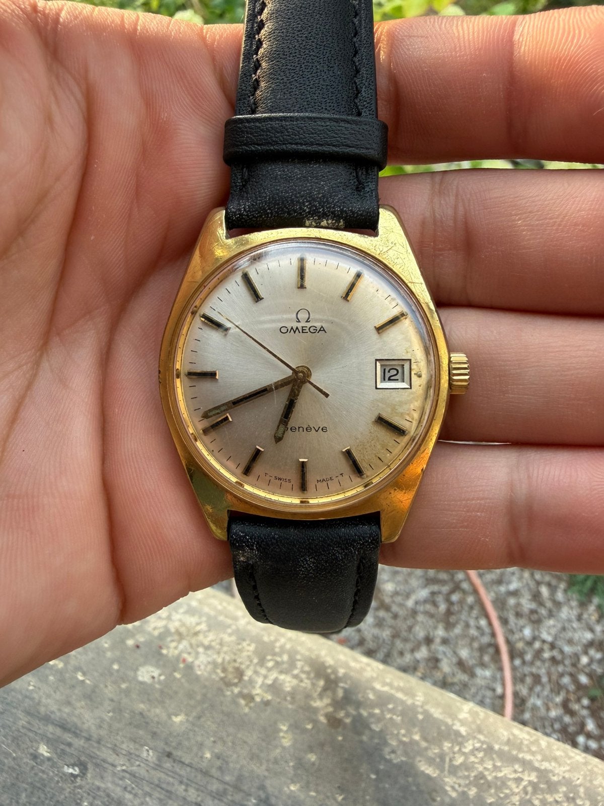 Omega Geneve Vintage, Bijoux, Sacs & Beauté, Montres | Anciennes | Antiquités, Enlèvement ou Envoi, Omega