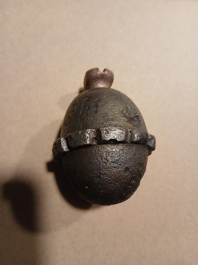 Duitse eiergranaat M1917 inert, Verzamelen, Ophalen of Verzenden