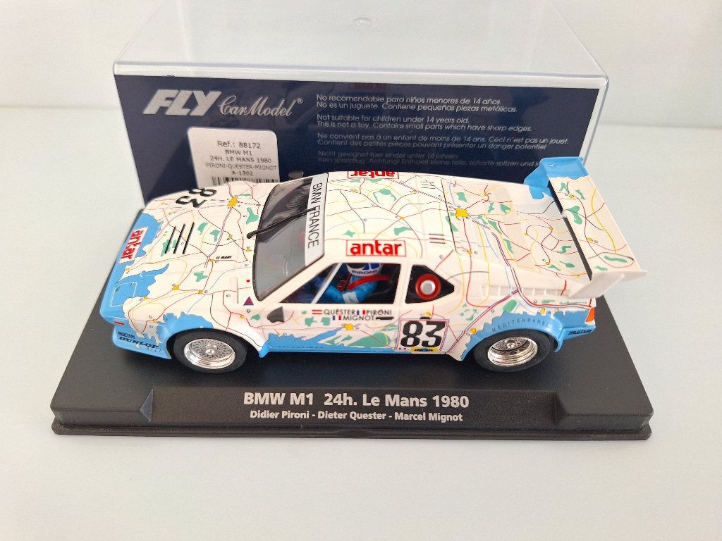 Fly BMW M1 Procar Series 1980 Surer #90 Pooh Jeans A1305, Neuf, Autres marques, Électrique, Enlèvement ou Envoi