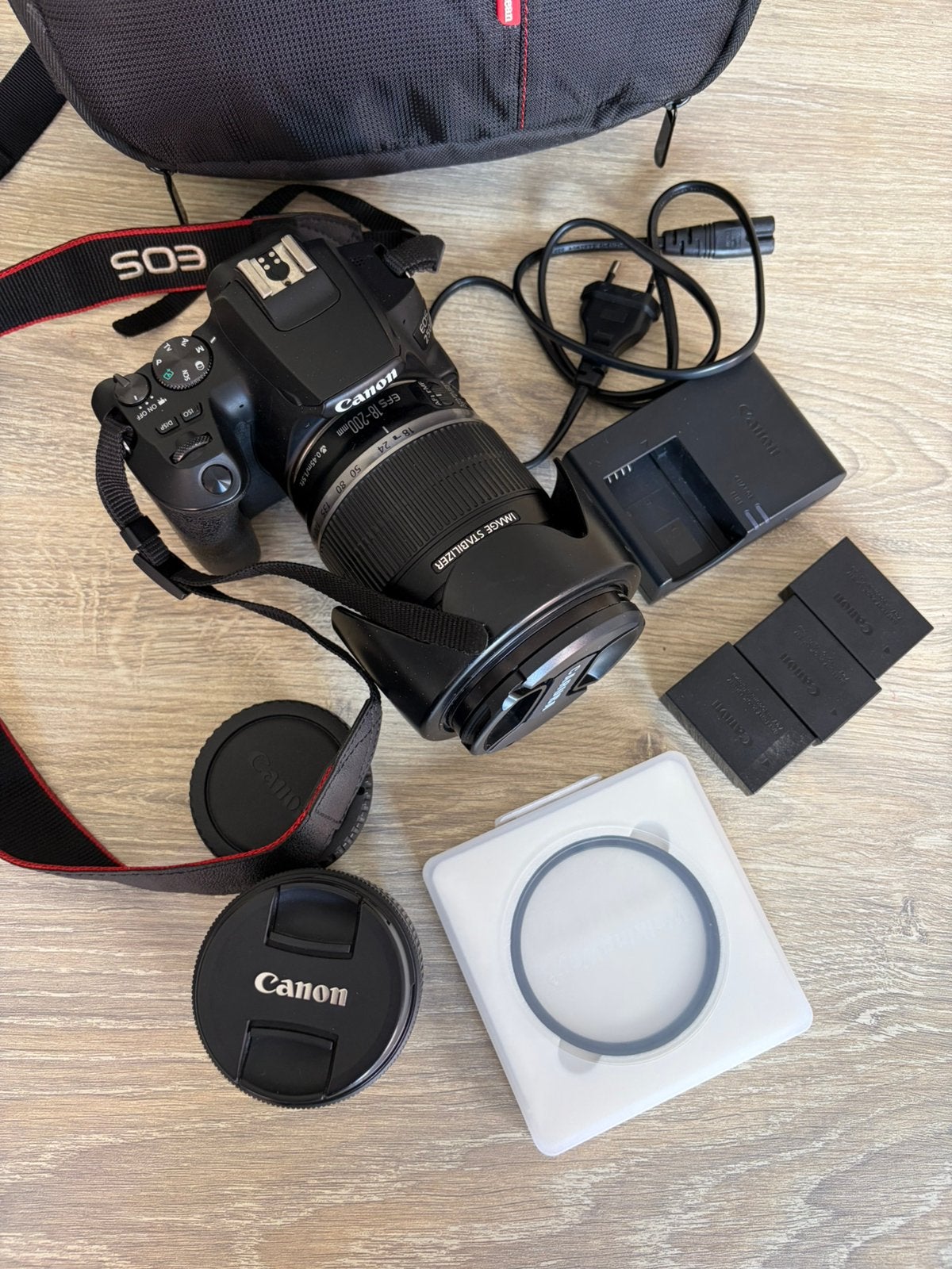 Canon eos 250D, Ophalen, Spiegelreflex, Canon, Oplader