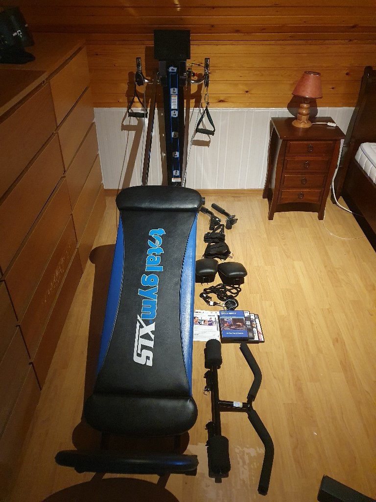 Total Gym XLS compleet krachtstation homegym fitnessapparaat, Ophalen, Gebruikt, Krachtstation, Benen