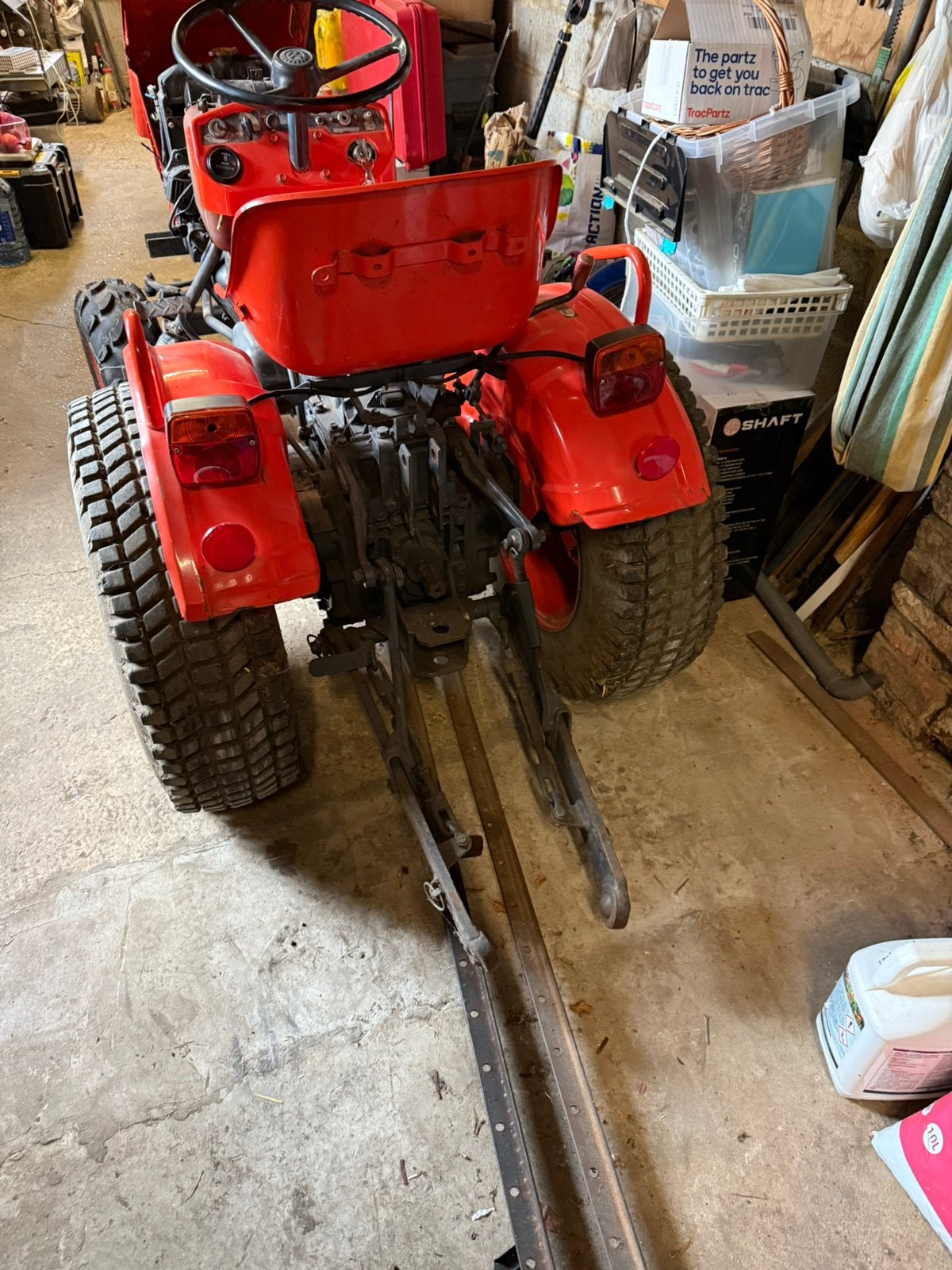 Kubota-tractoren, Ophalen, Zo goed als nieuw