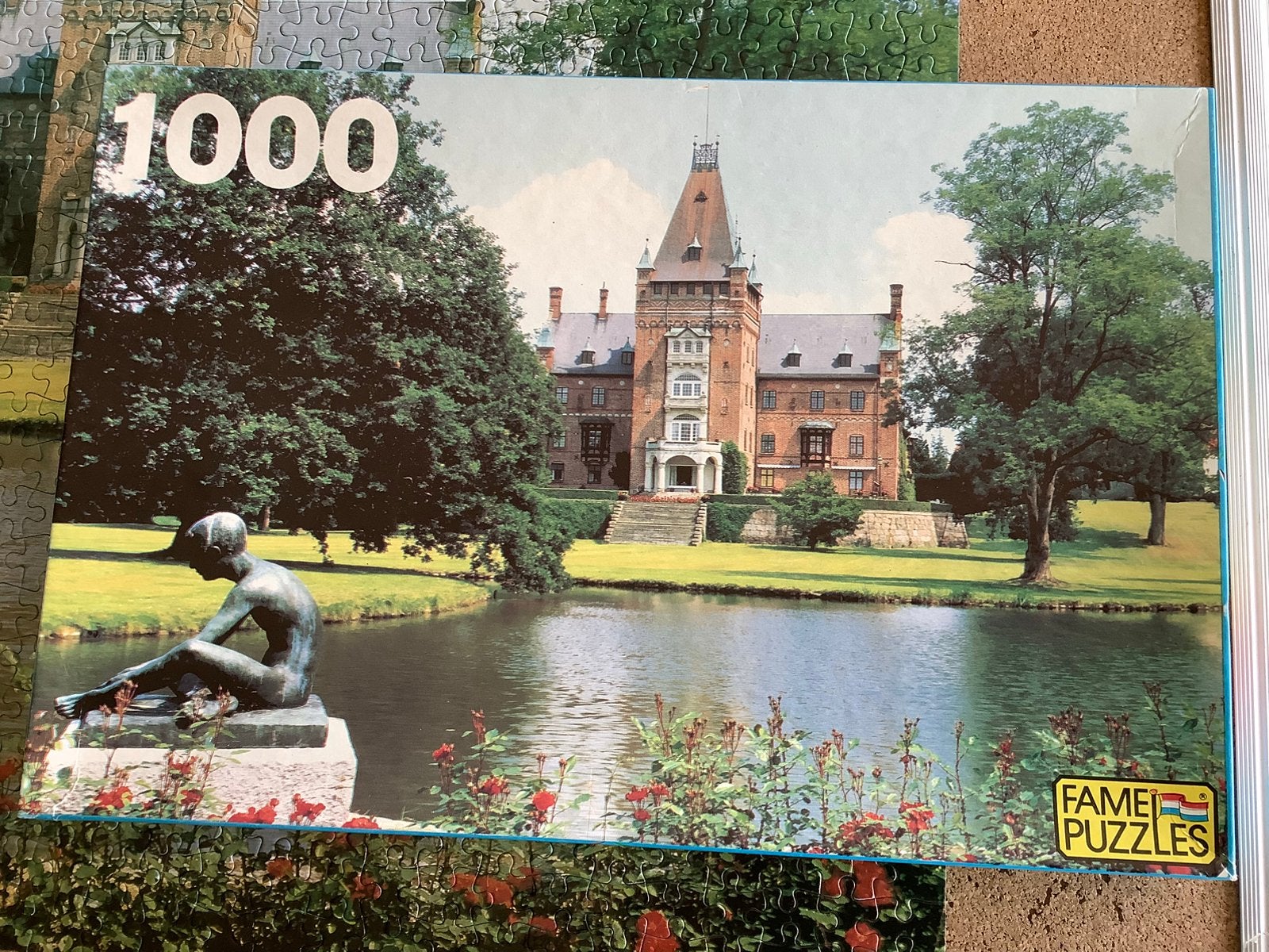 Puzzel 1000 stuks Trollenas slott, Hobby en Vrije tijd, Denksport en Puzzels, Ophalen, 500 t/m 1500 stukjes, Gebruikt, Legpuzzel