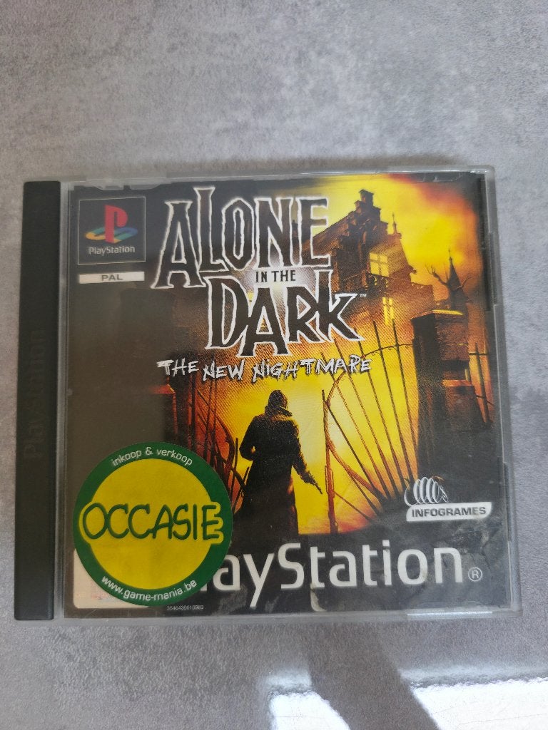 Alone in the Dark: The New Nightmare PS1 game (PAL, 2 discs), Avontuur en Actie, Gebruikt, Verzenden, 1 speler