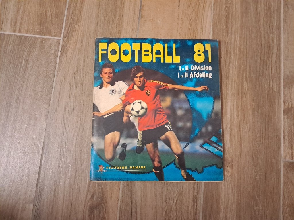 PANINI" Football 81 ", Ophalen of Verzenden, Zo goed als nieuw, Sticker