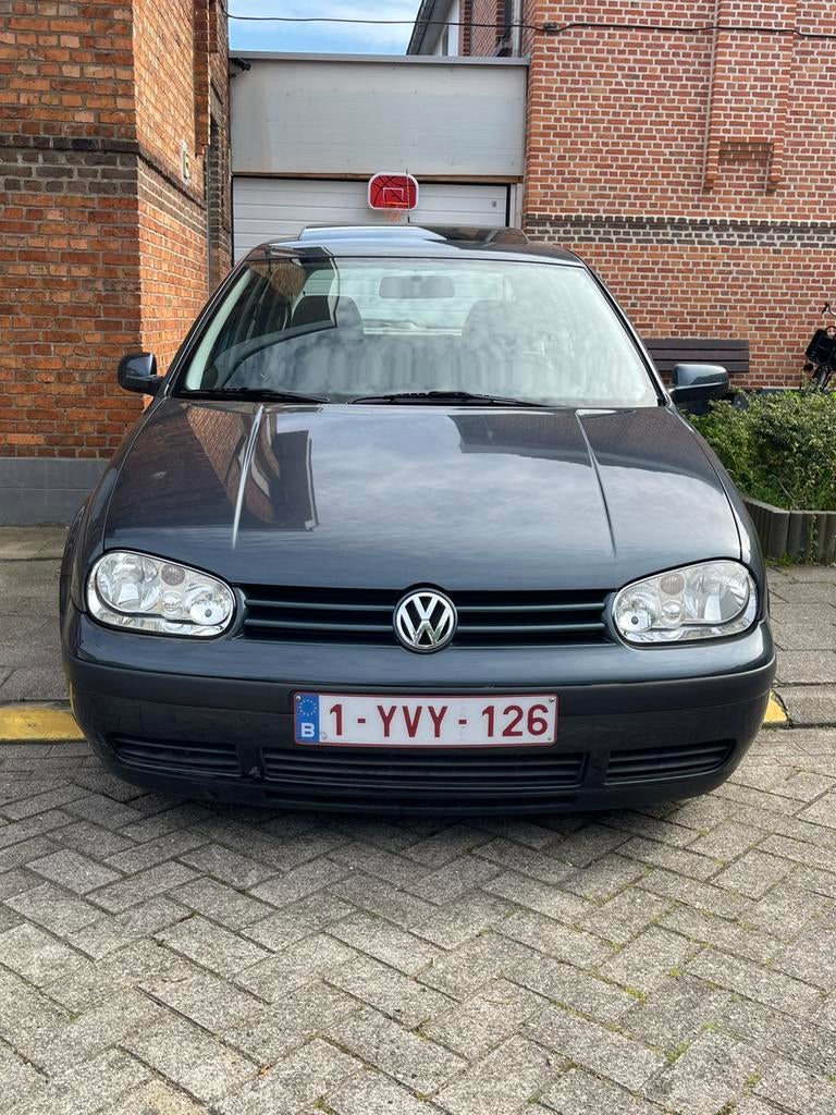 Volkswagen Golf 4 1.4 16V benzine schuifdak 1ste eigenaar., Auto's, Stof, Overige kleuren, 1396 cc, Grijs