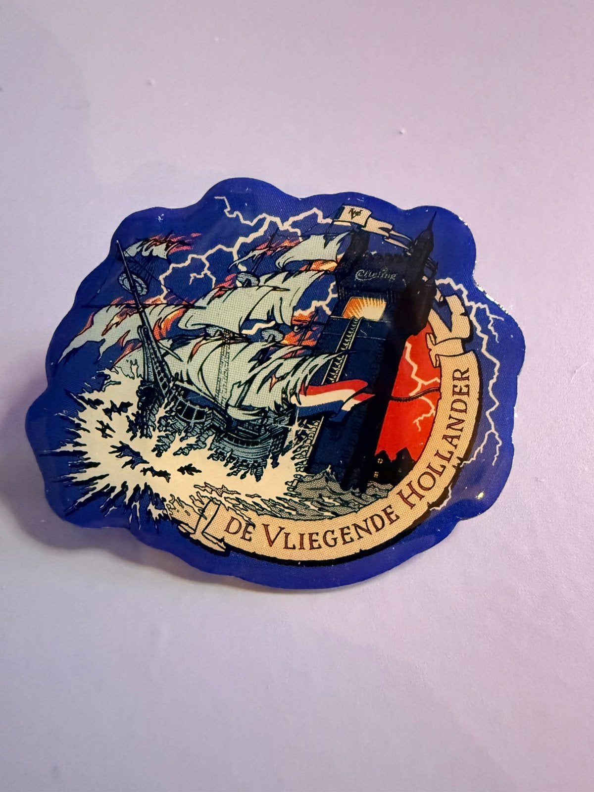 Efteling - De vliegende Hollander pin, Enlèvement ou Envoi, Comme neuf