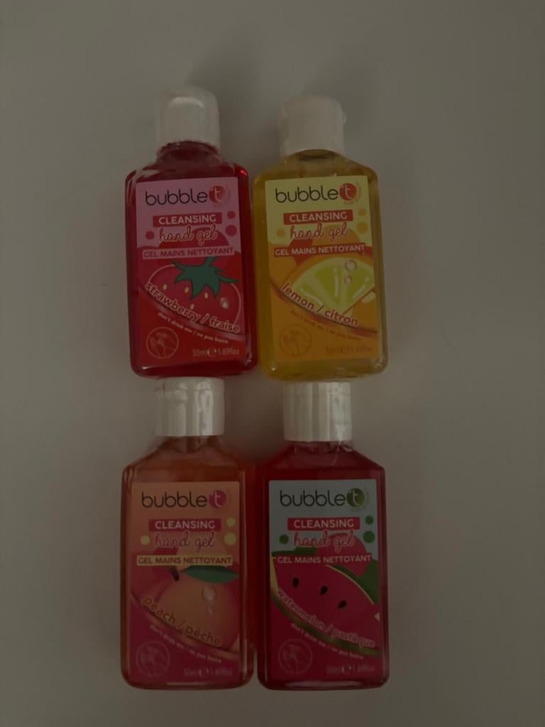4 gel hydroalcoolique bubble T neuf, Handtassen en Accessoires, Uiterlijk | Lichaamsverzorging, Verzenden, Nieuw