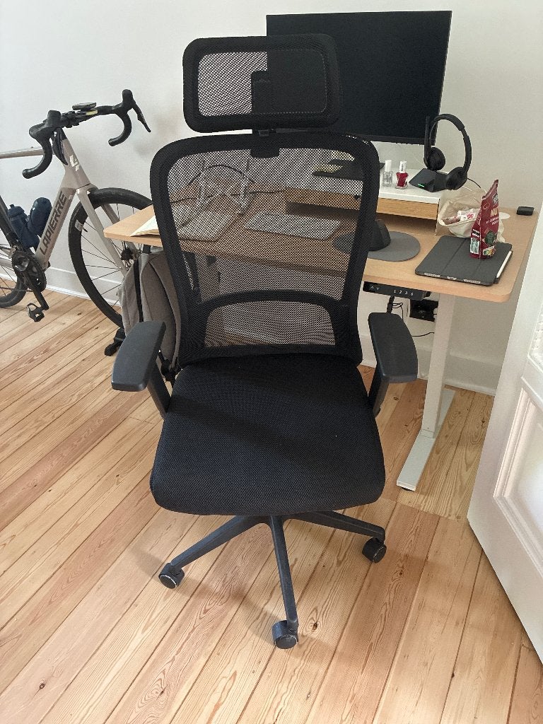 Office Chair, Ophalen, Zwart, Zo goed als nieuw, Bureaustoel