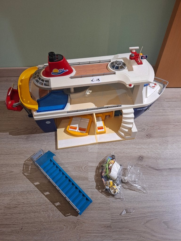 Playmobil cruiseschip, Kinderen en Baby's, Speelgoed | Playmobil, Ophalen, Gebruikt, Complete set