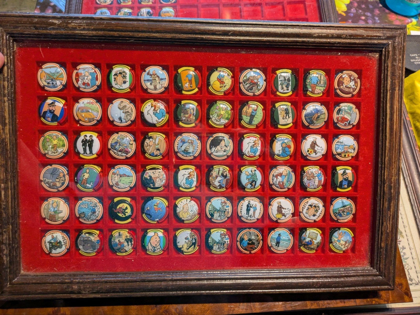 205 capsules de champagne Tintin, Enlèvement, Utilisé
