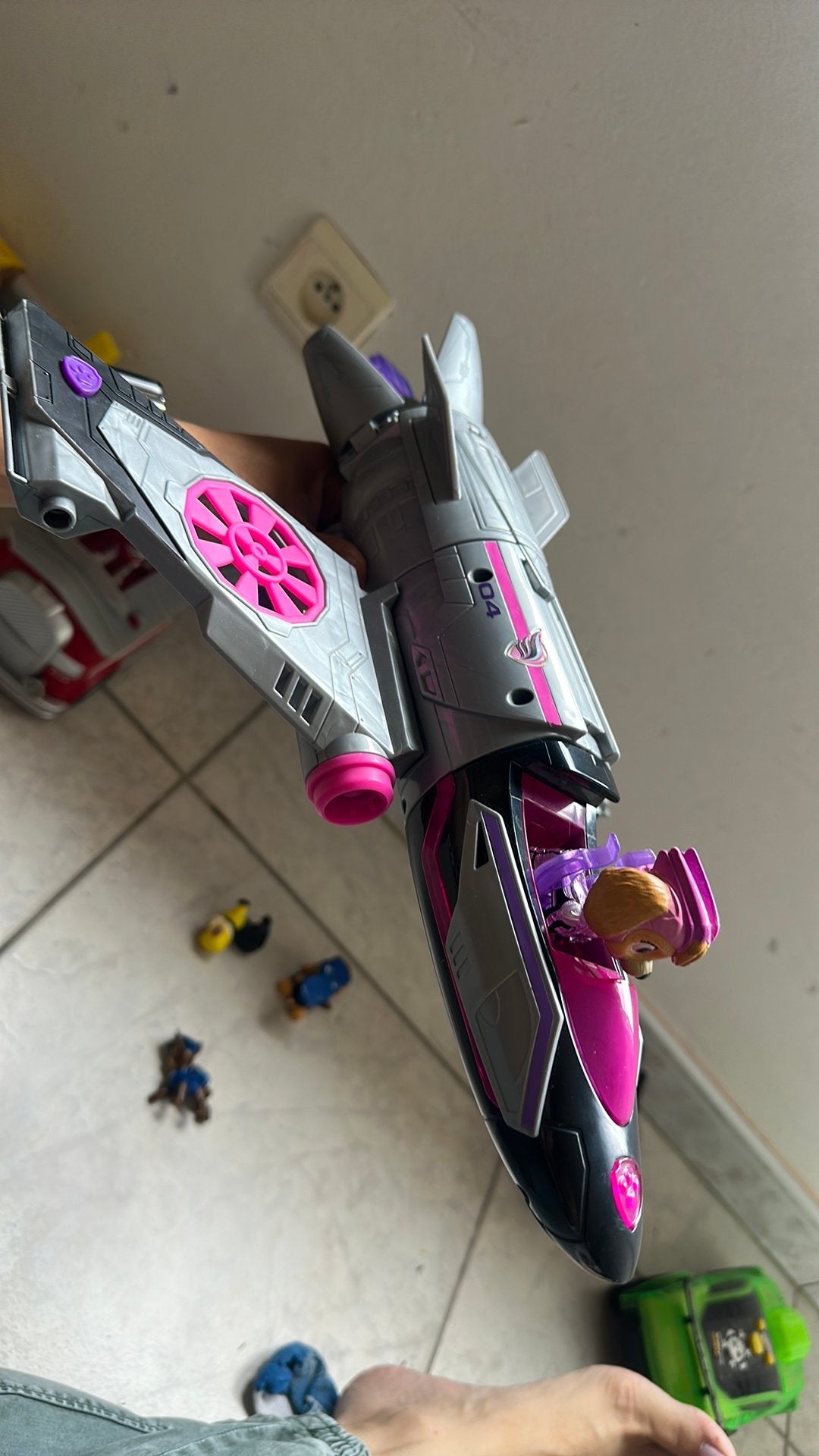 Paw patrol Skye vliegtuig, Kinderen en Baby's, Ophalen, Zo goed als nieuw