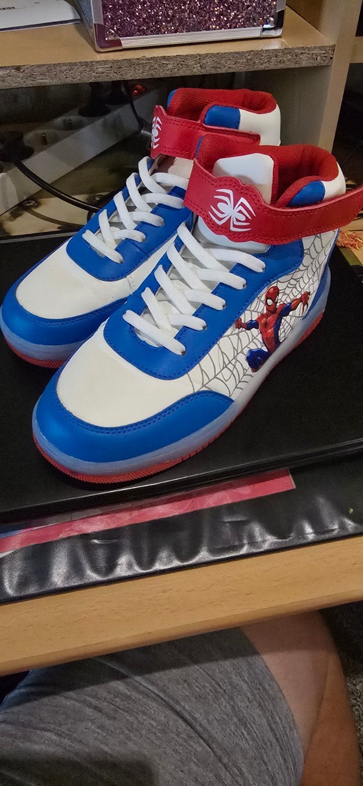 schoenen Spiderman, Réglable, Comme neuf, Enlèvement, Enfants