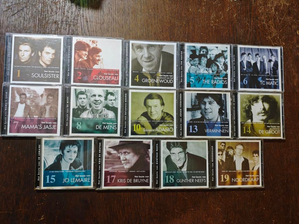 Lot de 14 Le meilleur de... CD (y compris Clouseau, Soulsist, Enlèvement ou Envoi, Comme neuf, Autres genres, Coffret