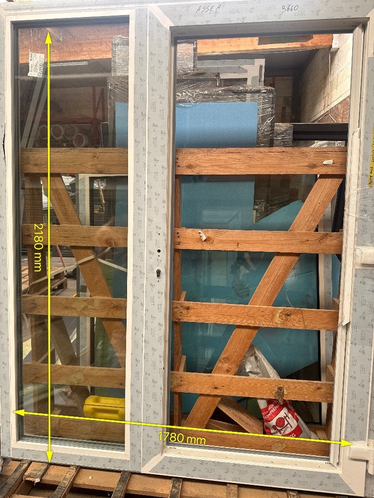Kansje! Stockdeur met vast zijlicht, Doe-het-zelf en Bouw, Ophalen, Nieuw, Buitendeur