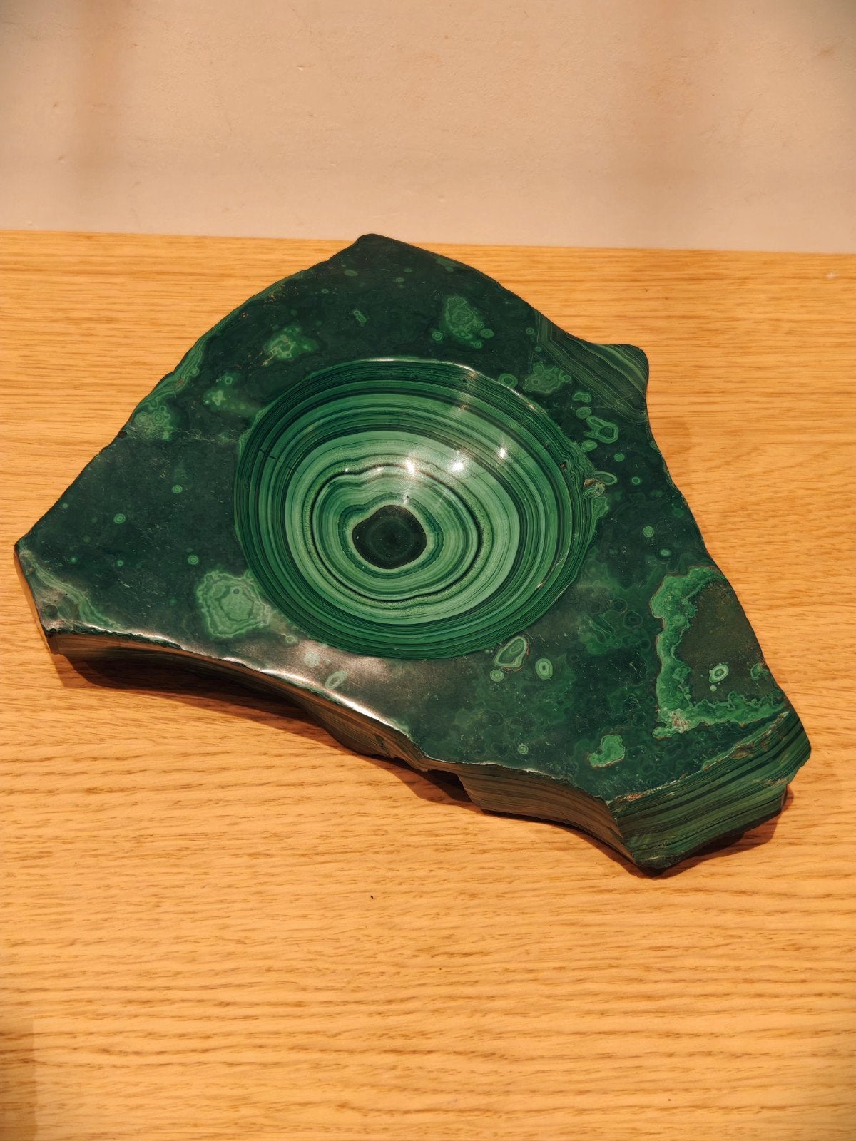 Malachite 3,5 kg, Antiek en Kunst, Kunst | Designobjecten, Ophalen