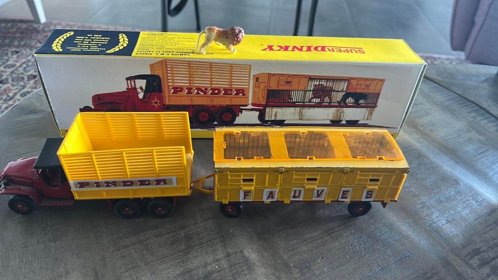 Dinky toys Pinder, Enlèvement ou Envoi, Comme neuf, Bus ou Camion, Dinky Toys