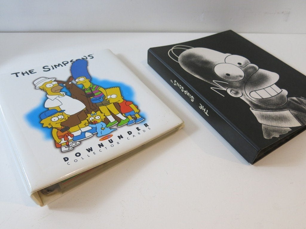 2 cartes à collectionner Simpson, skybox et Tempo, Collections, Enlèvement ou Envoi, Comme neuf