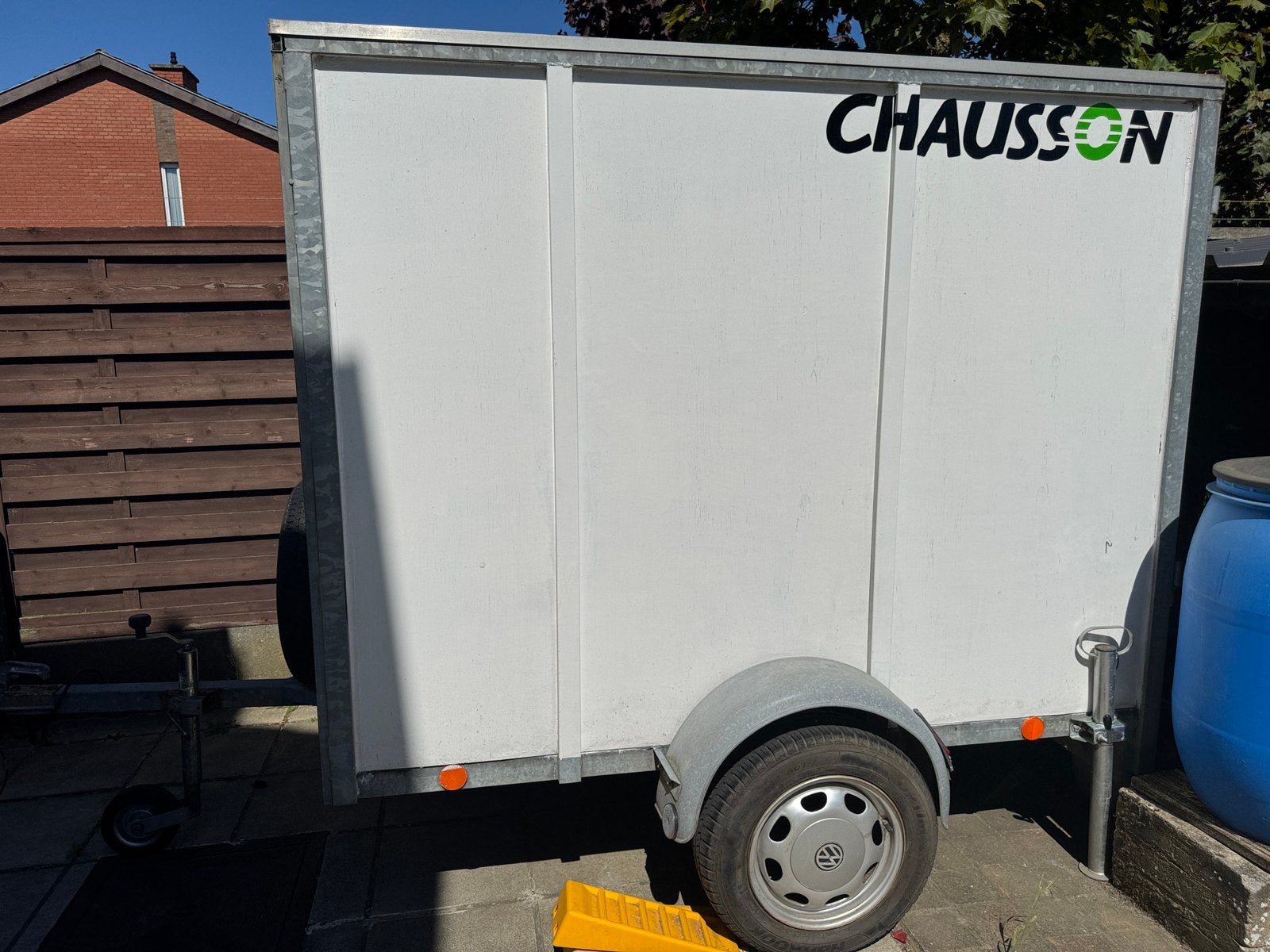 Gesloten aanhangwagen 750kg, Ophalen, Gebruikt