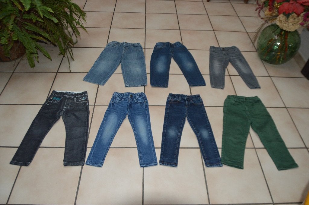Garçon Jeans T98 ou 2/3ans en très bon état à 2€ pièce!, Pantalon, Enlèvement ou Envoi, Utilisé, TAO, Zeeman, S.Olivier