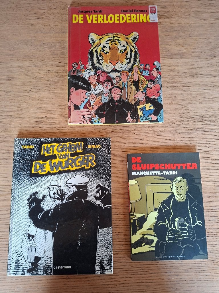 Drie strips van Jacques Tardi, Boeken, Meerdere stripboeken, Ophalen, Gelezen, Jacques Tardi