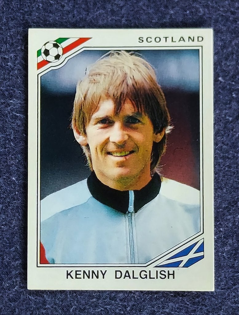 Panini sticker card voetbal ' WK Mexico1986 - K. Dalglish ', Enlèvement ou Envoi, Neuf, Autocollant