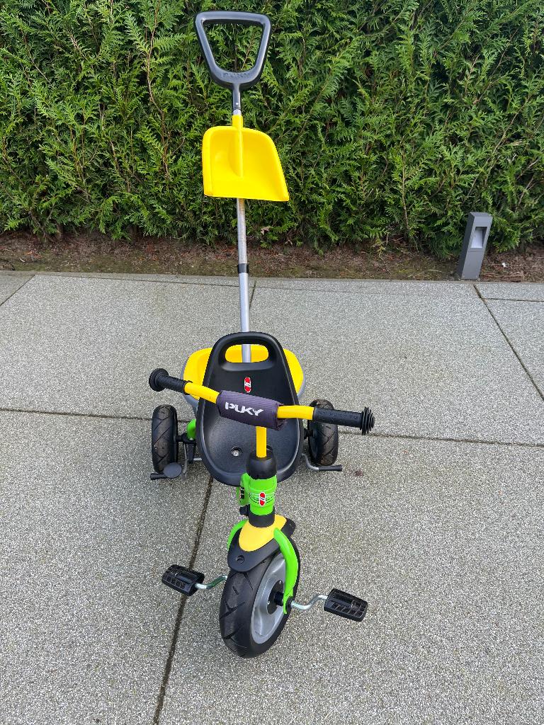 Speelgoed peuter kleuter, Fietsen en Brommers, Fietsen | Driewielers, Ophalen, Gebruikt, Puky, Duwstang
