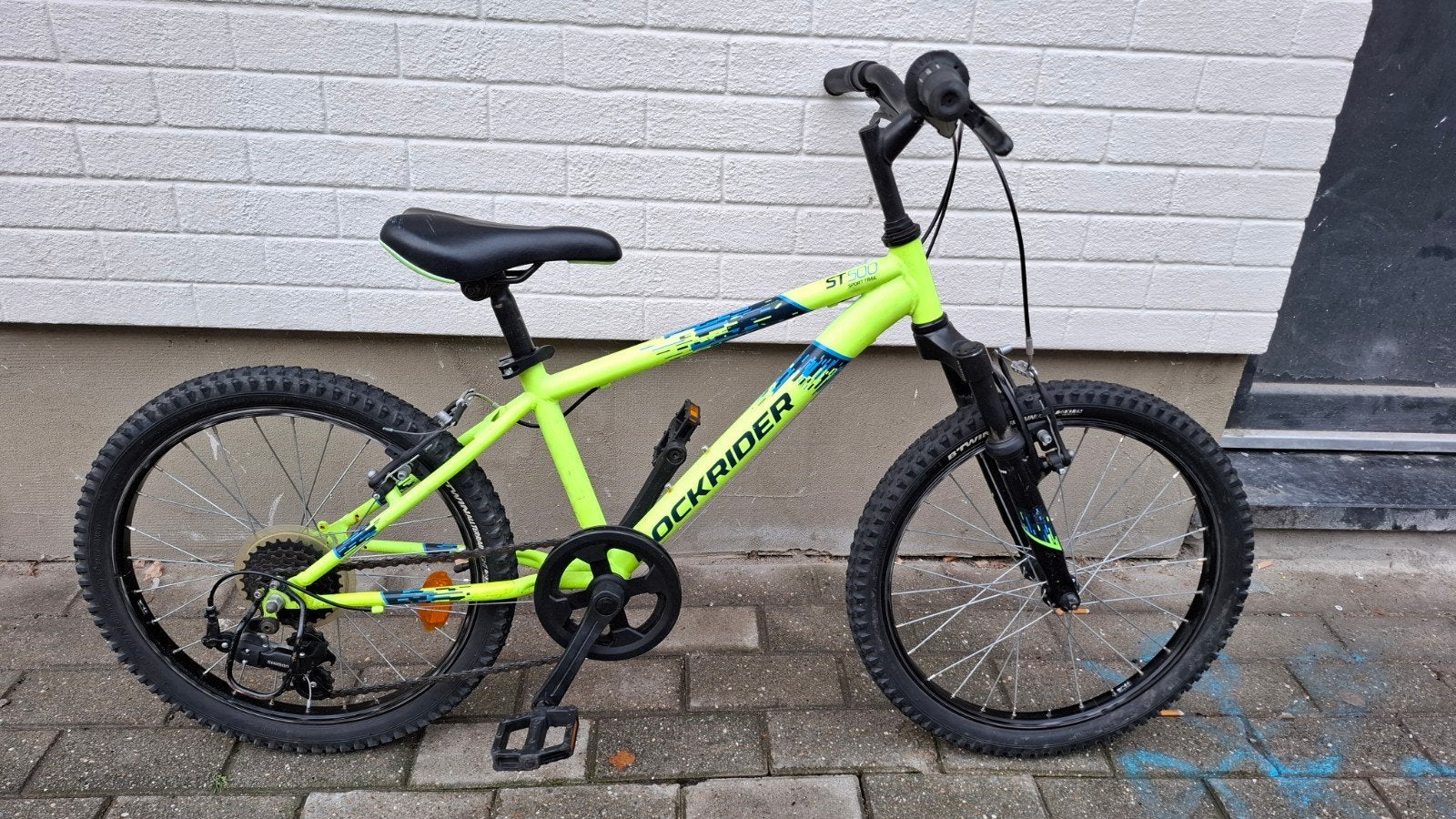 vélo Rockrider st500 en bonne état pour enfant de 6 a 9 ans, Vélos & Vélomoteurs, Enlèvement, Vitesses