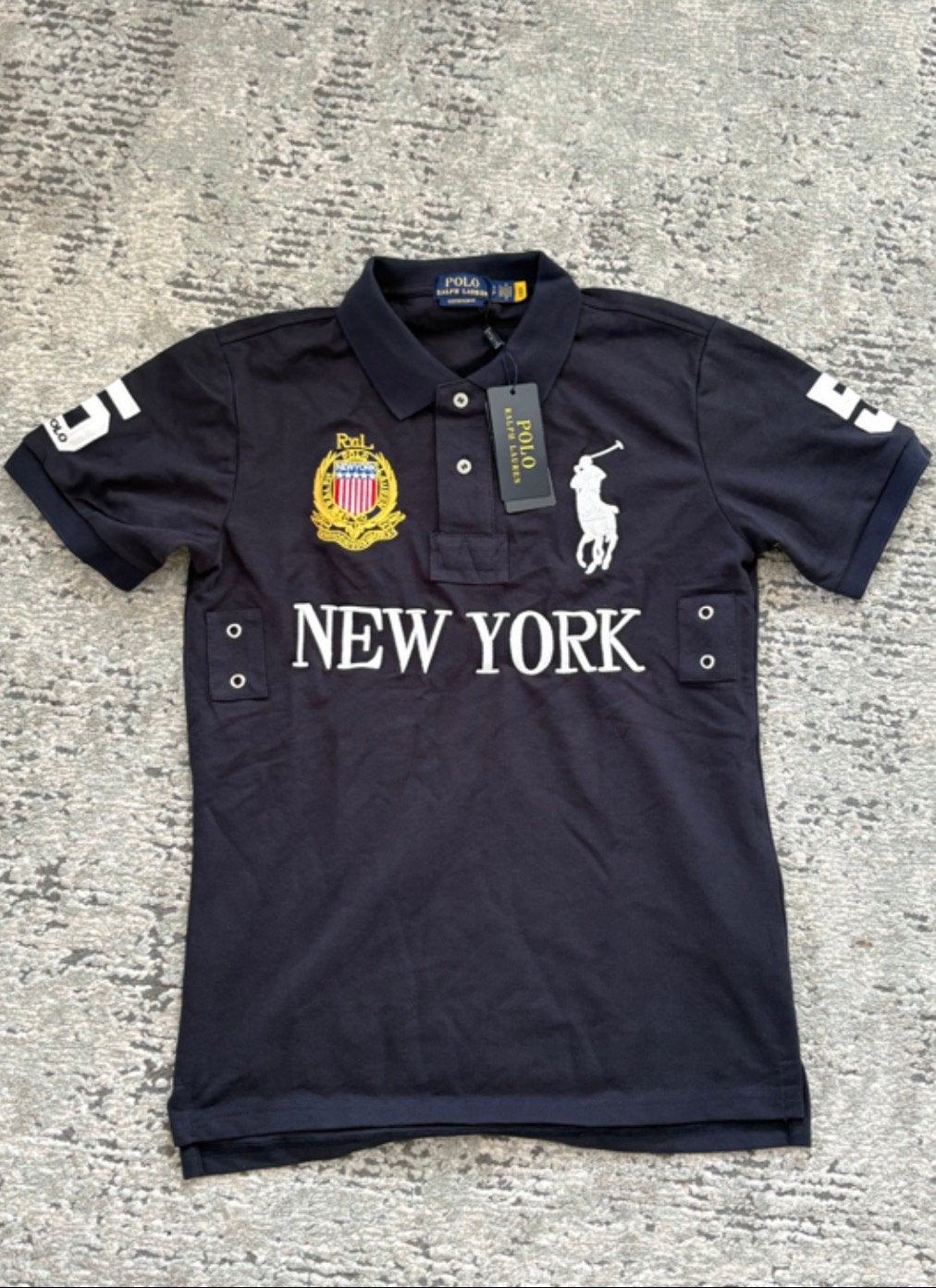 Polo raph lauren new york gloed nieuw, Envoi, Comme neuf, Taille 46 (S) ou plus petite, Bleu