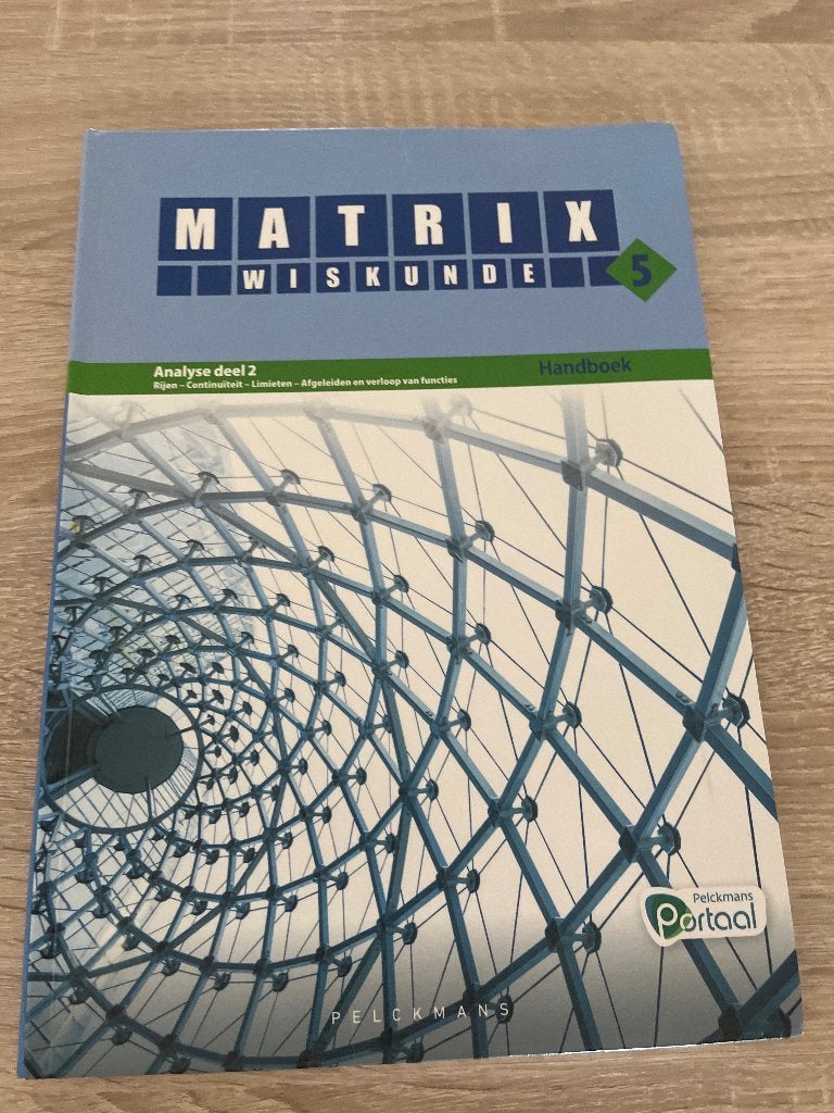 Matrix 5 analyse deel 2, Livres, Livres scolaires, Comme neuf, Enlèvement, Secondaire, Pelckmans