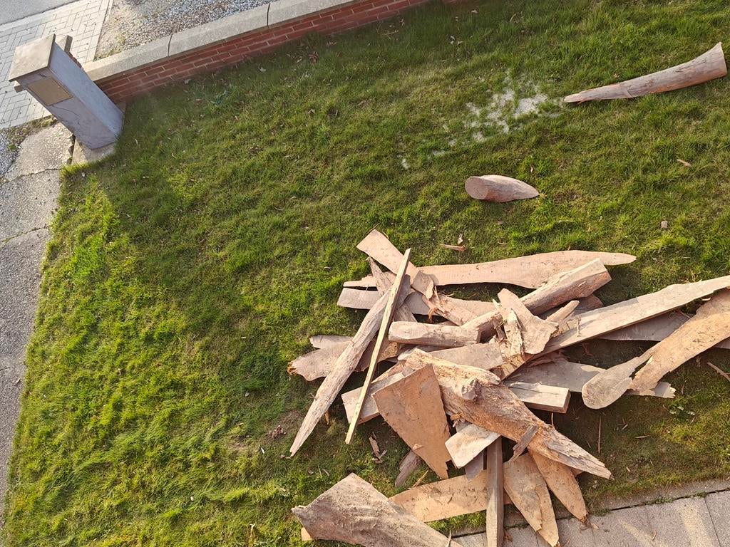 Gratis super droog stookhout, Tuin en Terras, Brandhout, Ophalen