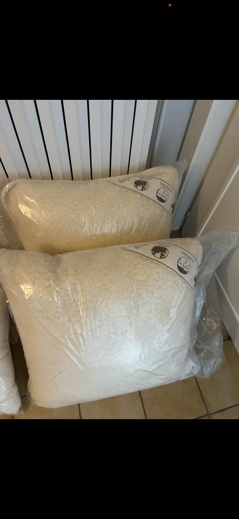 Hoofdkussens merino, Ophalen, Nieuw, Kussen, Dubbelzijdig bruikbaar