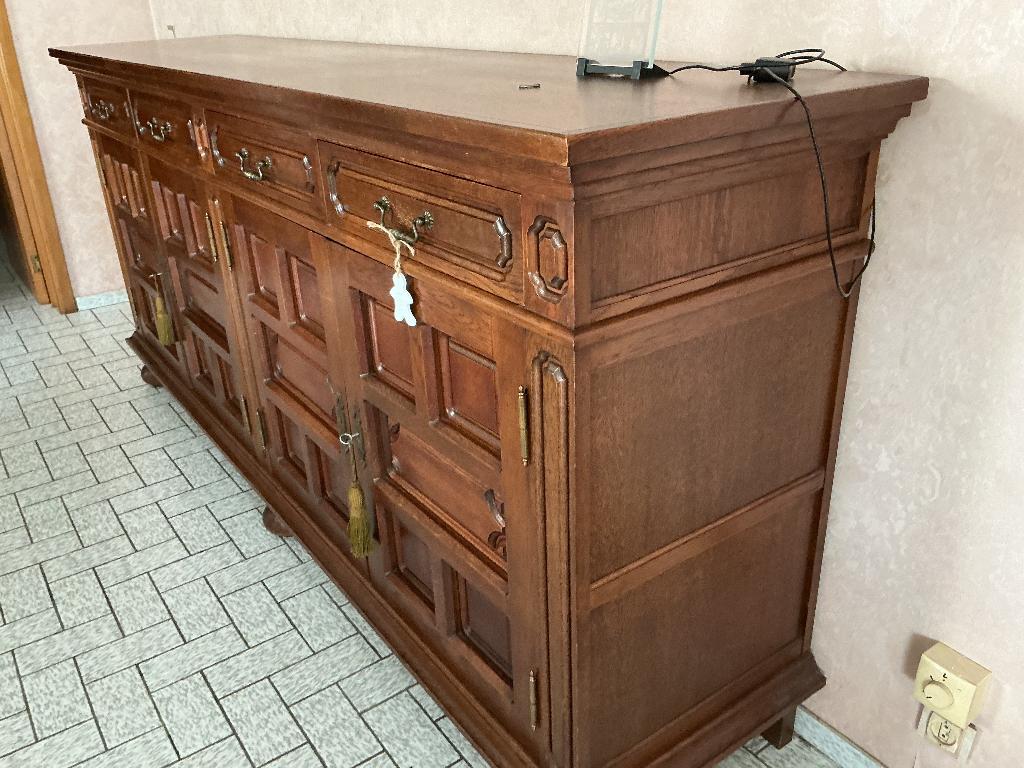 Commode, Maison & Meubles, Armoires | Dressoirs, Comme neuf, 200 cm ou plus, 50 à 75 cm, Avec tiroir(s), Avec porte(s), Avec tablette(s)