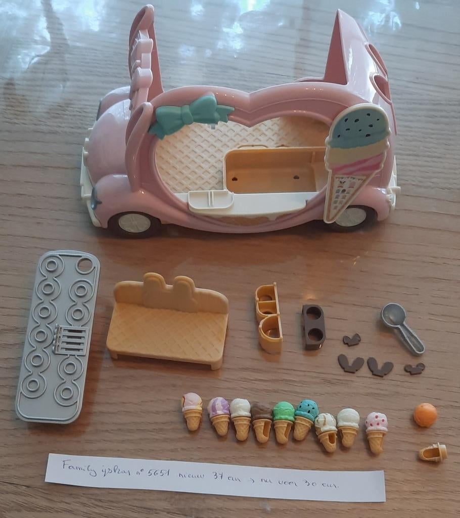 Sylvanian families ijskar nr 5651, Ophalen of Verzenden