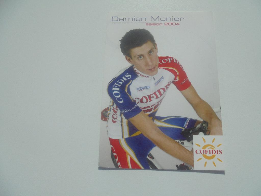 wielrenner- damien monier, Envoi, 1980 à nos jours, Comme neuf, Photo