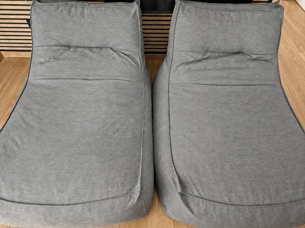 2 x Ligzak - grijs T&T Design, Ophalen, Zo goed als nieuw