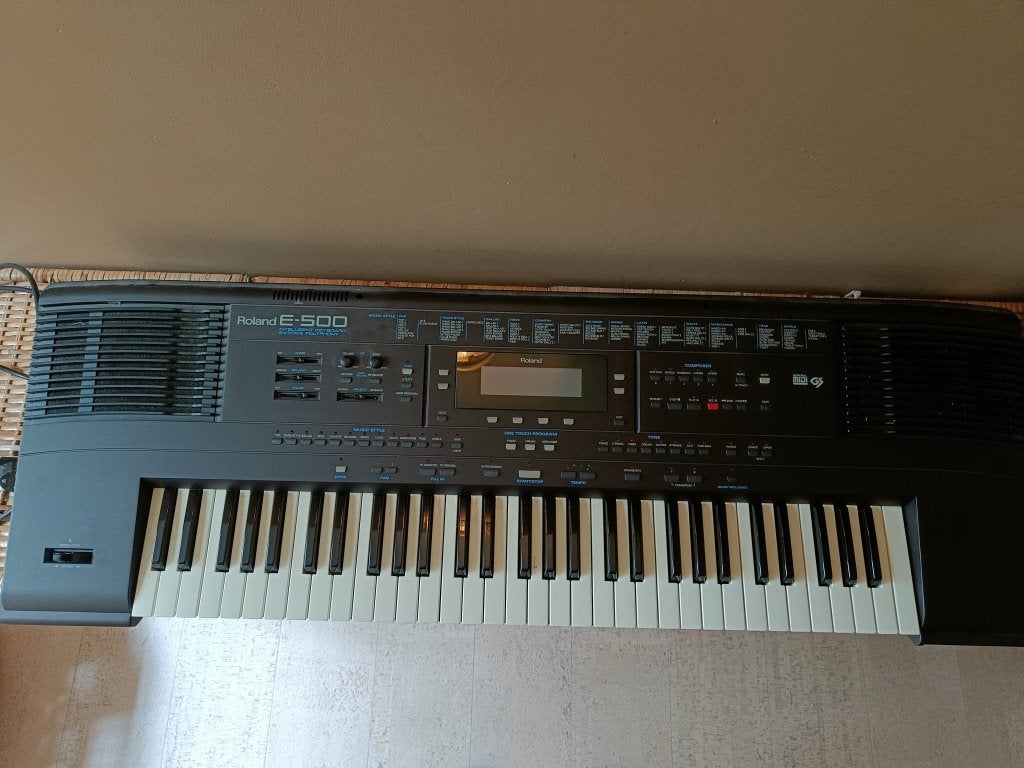 Keyboard Casio E500 piano-keyboard-organ, Enlèvement, Utilisé, Casio, Connexion MIDI