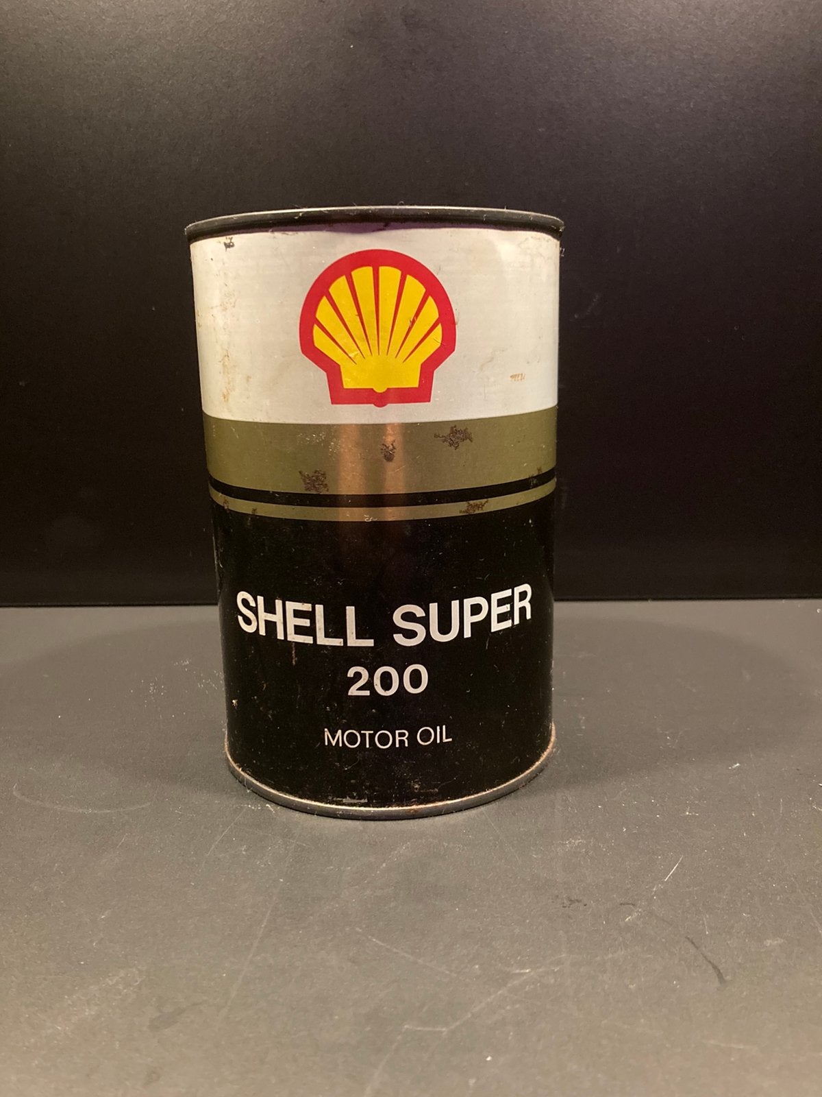 Shell super 200 Motor olie, Verzamelen, Ophalen of Verzenden, Gebruikt