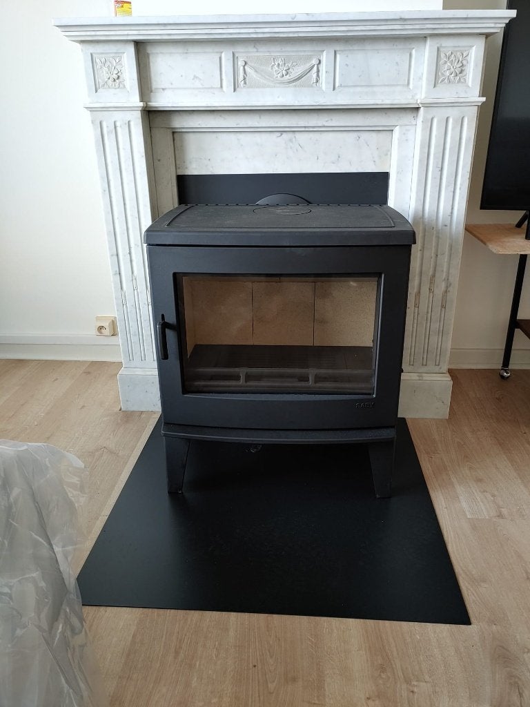 Hout kachel, Huis en Inrichting, Ophalen, Houtkachel, Zo goed als nieuw, Vrijstaand