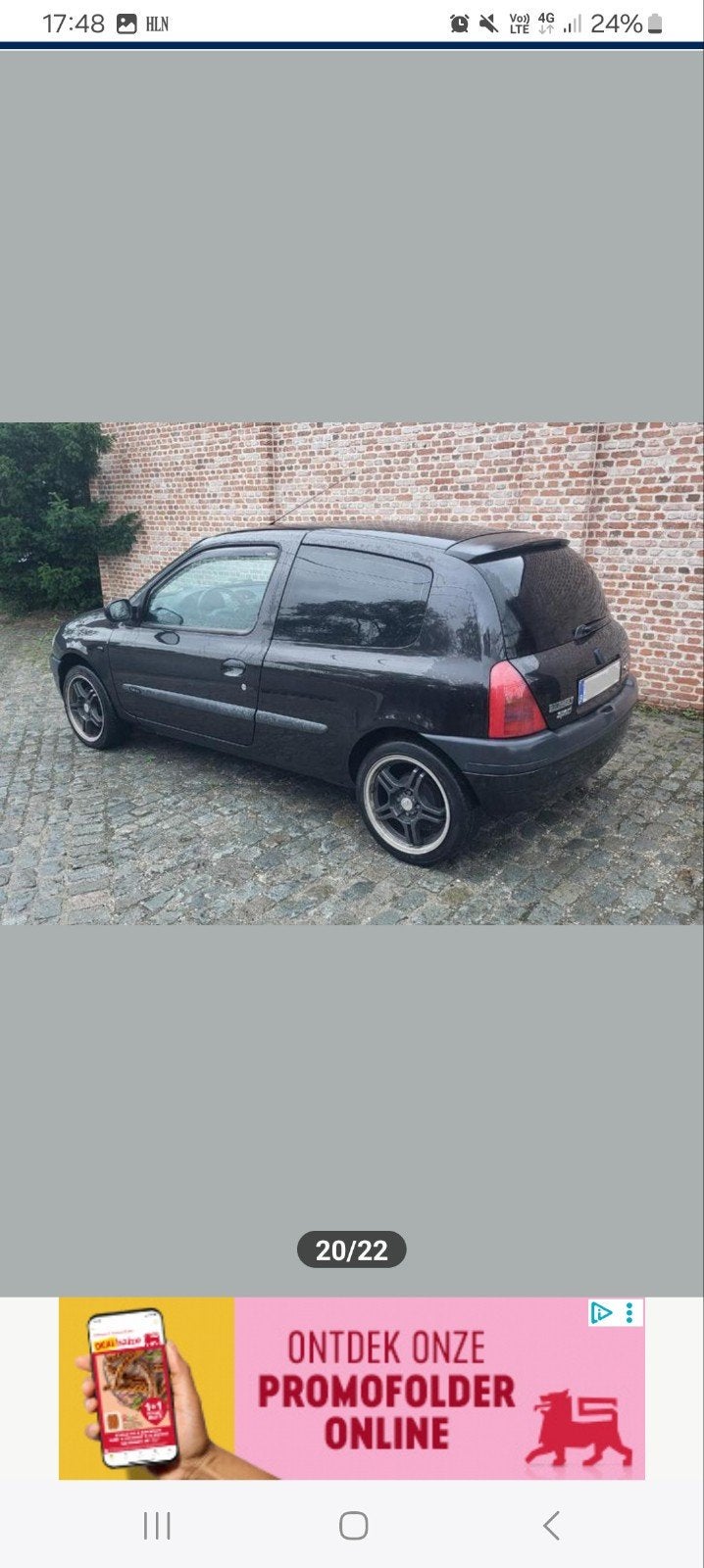 Renault clio2 1400cc benzine 2001.0495 102 115, Particulier, Benzine, Te koop