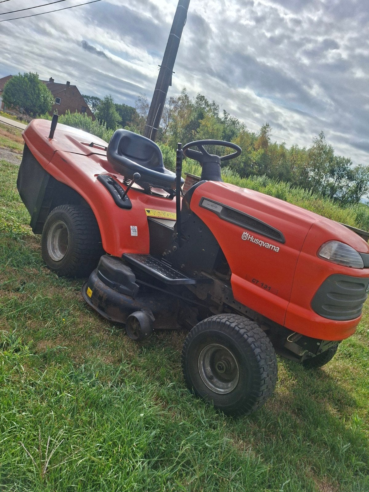 husqvarna zitmaaier, Enlèvement