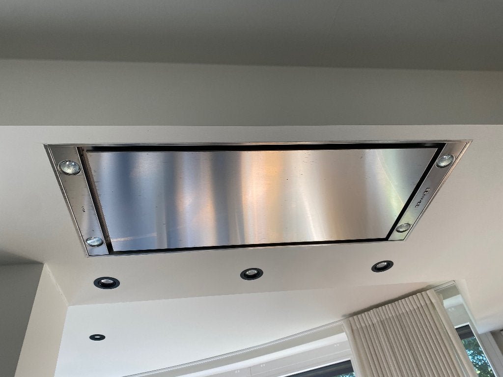 Inox inbouwdampkap Novy, Elektronische apparatuur, Ophalen, Gebruikt, 800 m³ per uur of meer, Inbouw