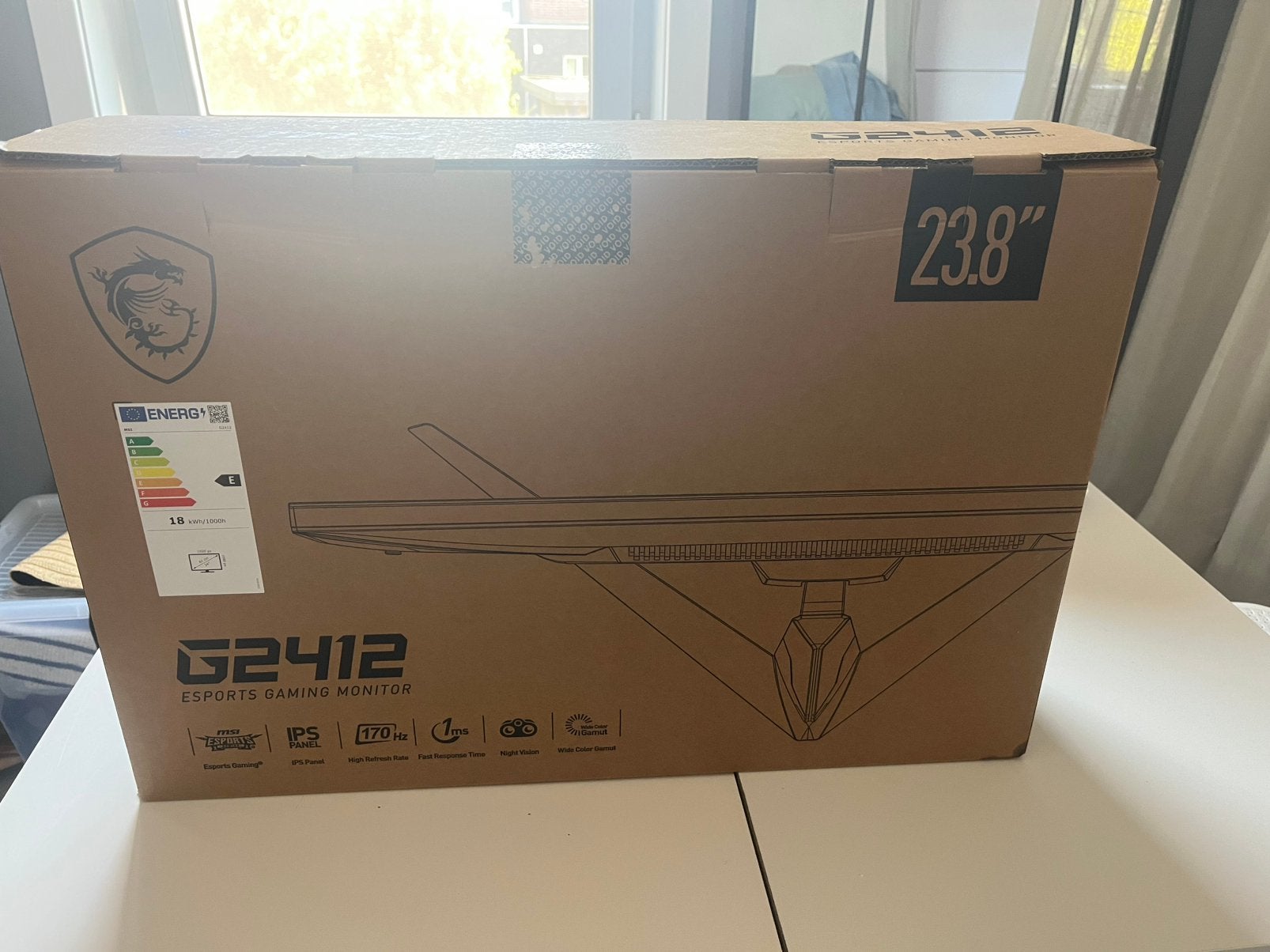 Msi monitor, Computers en Software, Monitoren, Ophalen, Zo goed als nieuw