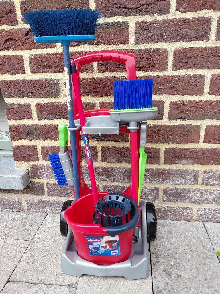 Chariot de nettoyage enfant Vileda, Enfants & Bébés, Enlèvement, Utilisé, Plastique, Jouer à la cuisine