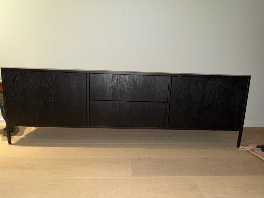 Tv kast, Ophalen, 150 tot 200 cm, Zo goed als nieuw, Minder dan 100 cm