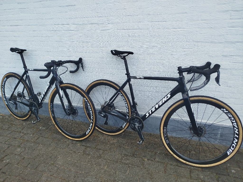 1 Stevens Super Prestige cyclocross fiets-2 carbon wielsets, Ophalen, Gebruikt, Shimano Ultegra, Schijfrem