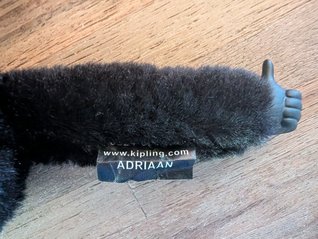Kipling sleutelhanger zwart Adriaan, Verzamelen, Ophalen of Verzenden, Nieuw, Merk
